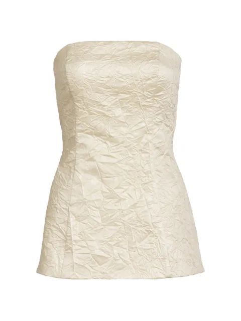 Silvia Tcherassi Astor crinkled-effect top