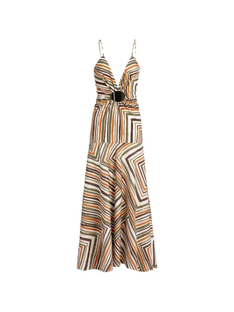 Silvia Tcherassi Emeli striped midi dress