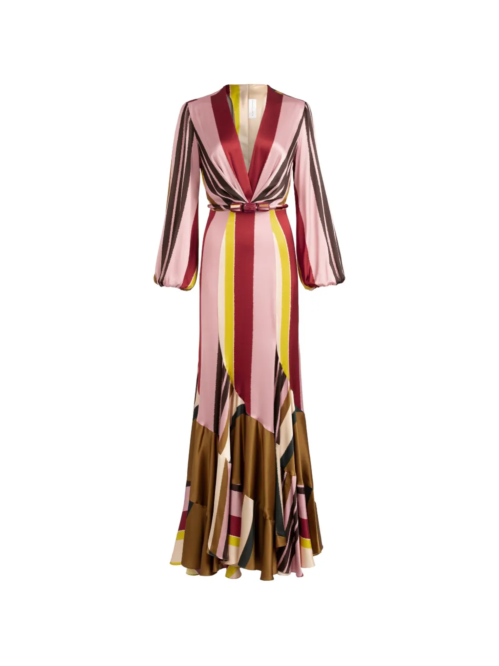 Silvia Tcherassi Remy striped maxi dress - Pink