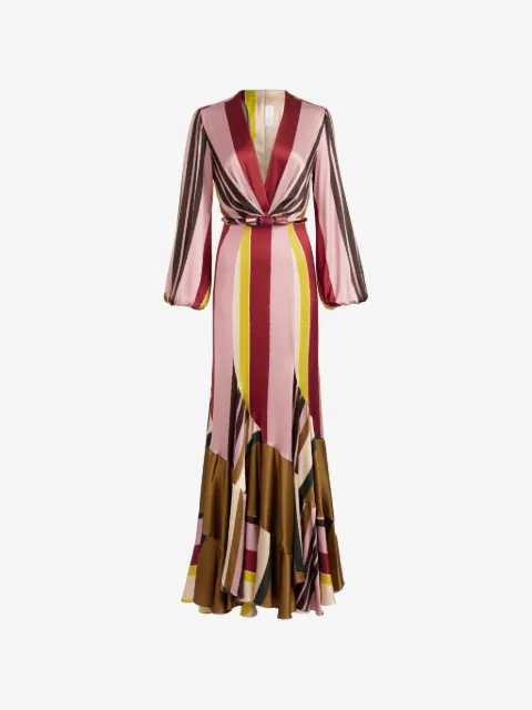 Silvia Tcherassi Remy striped maxi dress