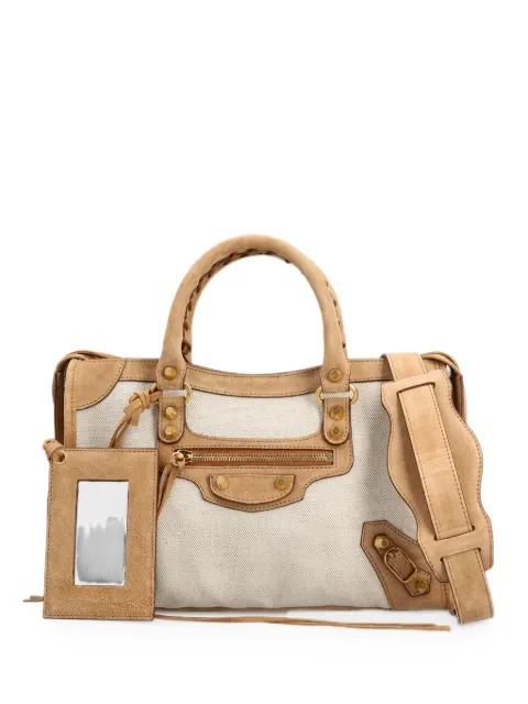 Balenciaga small Le City studded tote bag