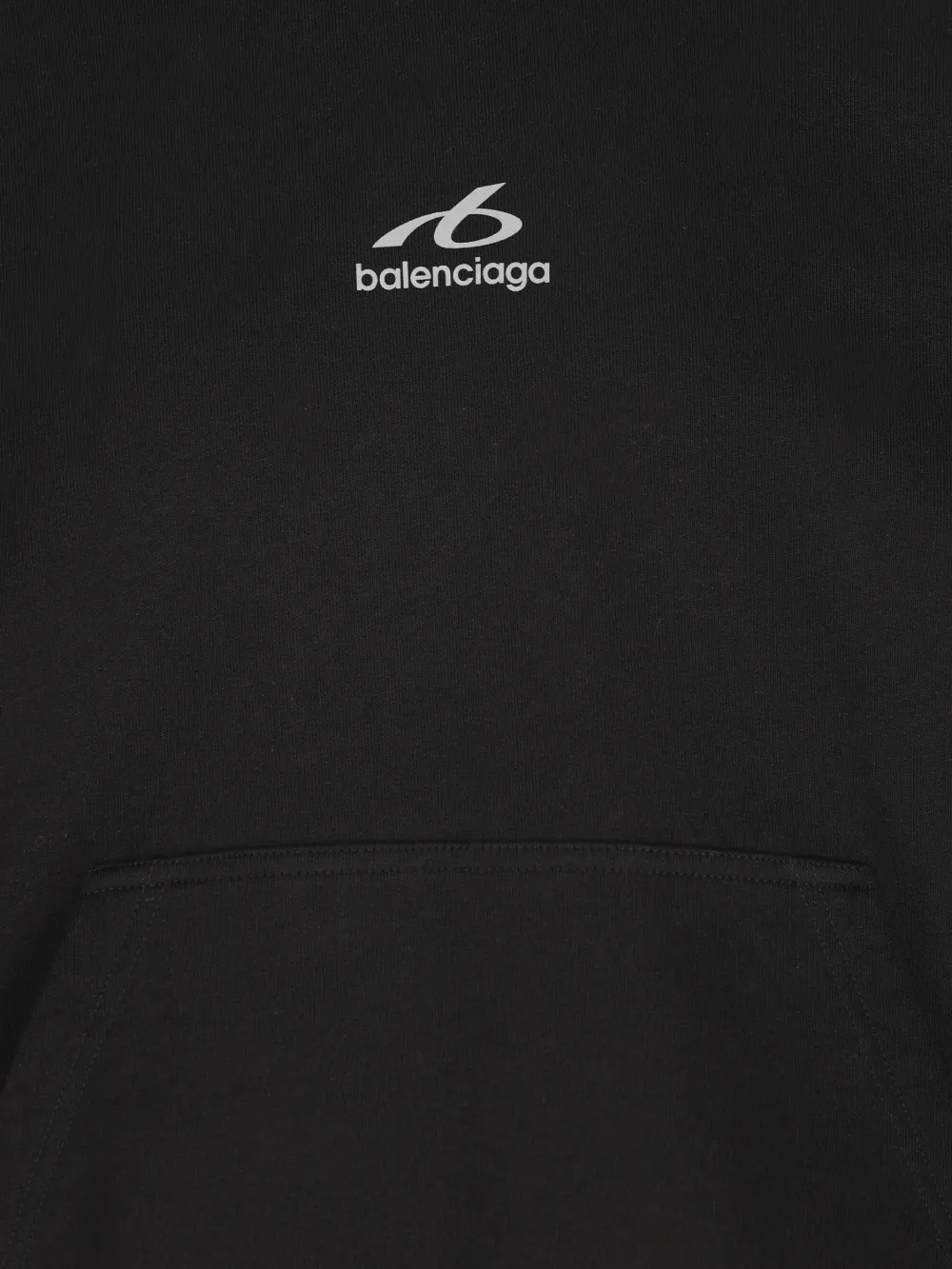 Balenciaga Medium Body Fit hoodie Zwart