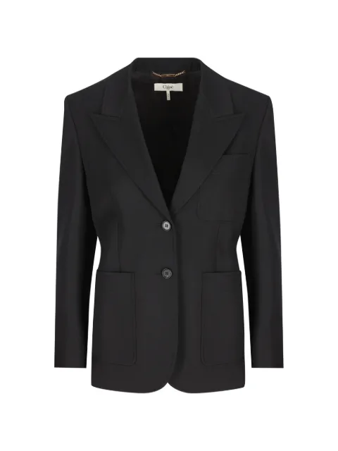 Chloé blazer de lana con botones