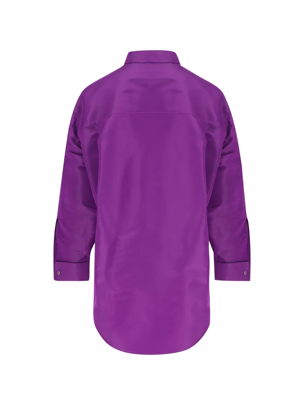 Balenciaga Overhemd met geborduurd logo Paars