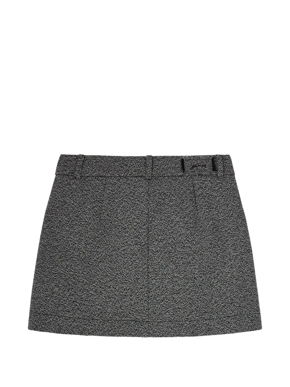 GANNI grey suiting mini skirt - Grau