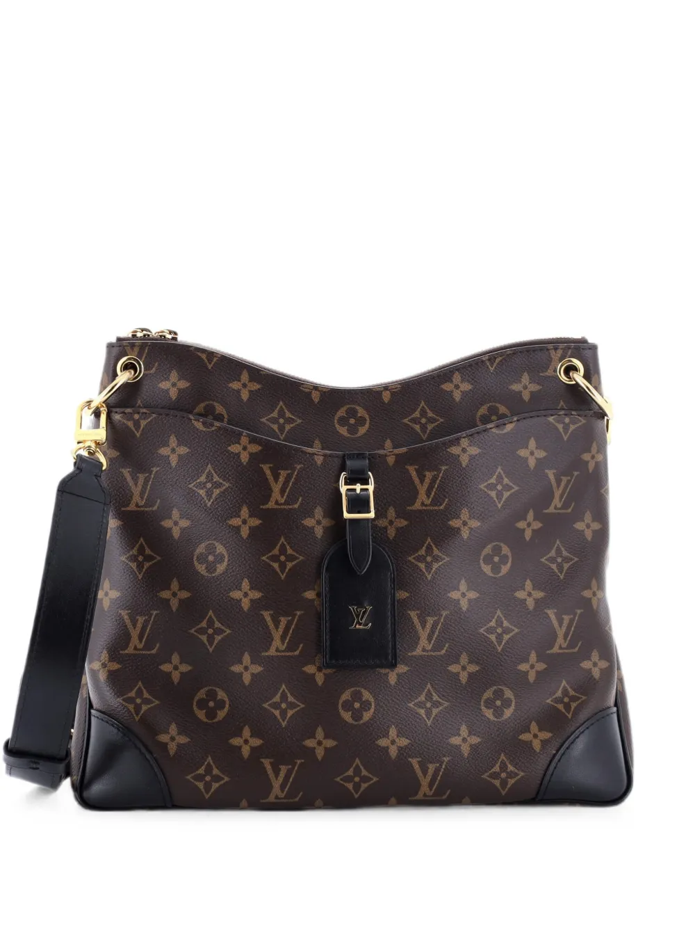 Louis Vuitton Pre-Owned Odeon NM Handbag Monogram Canvas MM crossbody bag - Braun