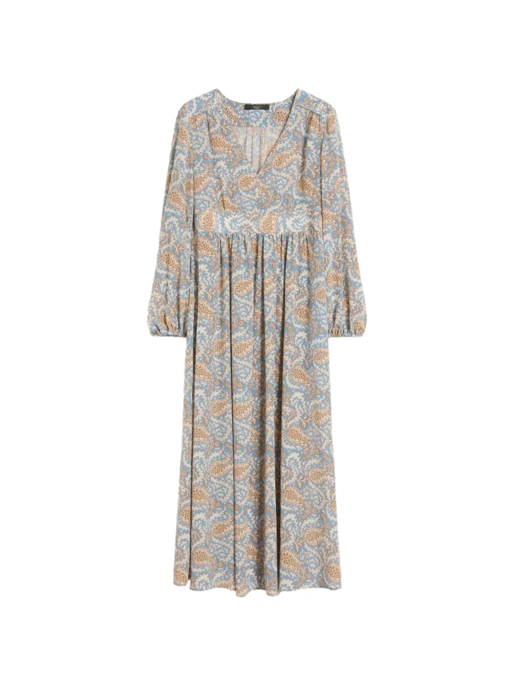 Weekend Max Mara paisley-print V-neck maxi dress - Blu