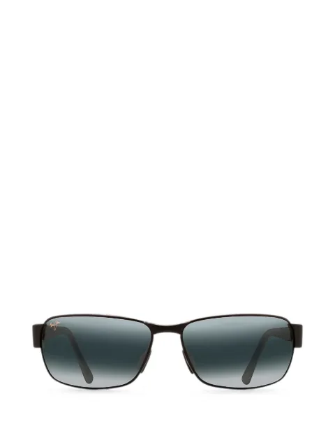 Maui Jim Black Coral rectangle-frame sunglasses