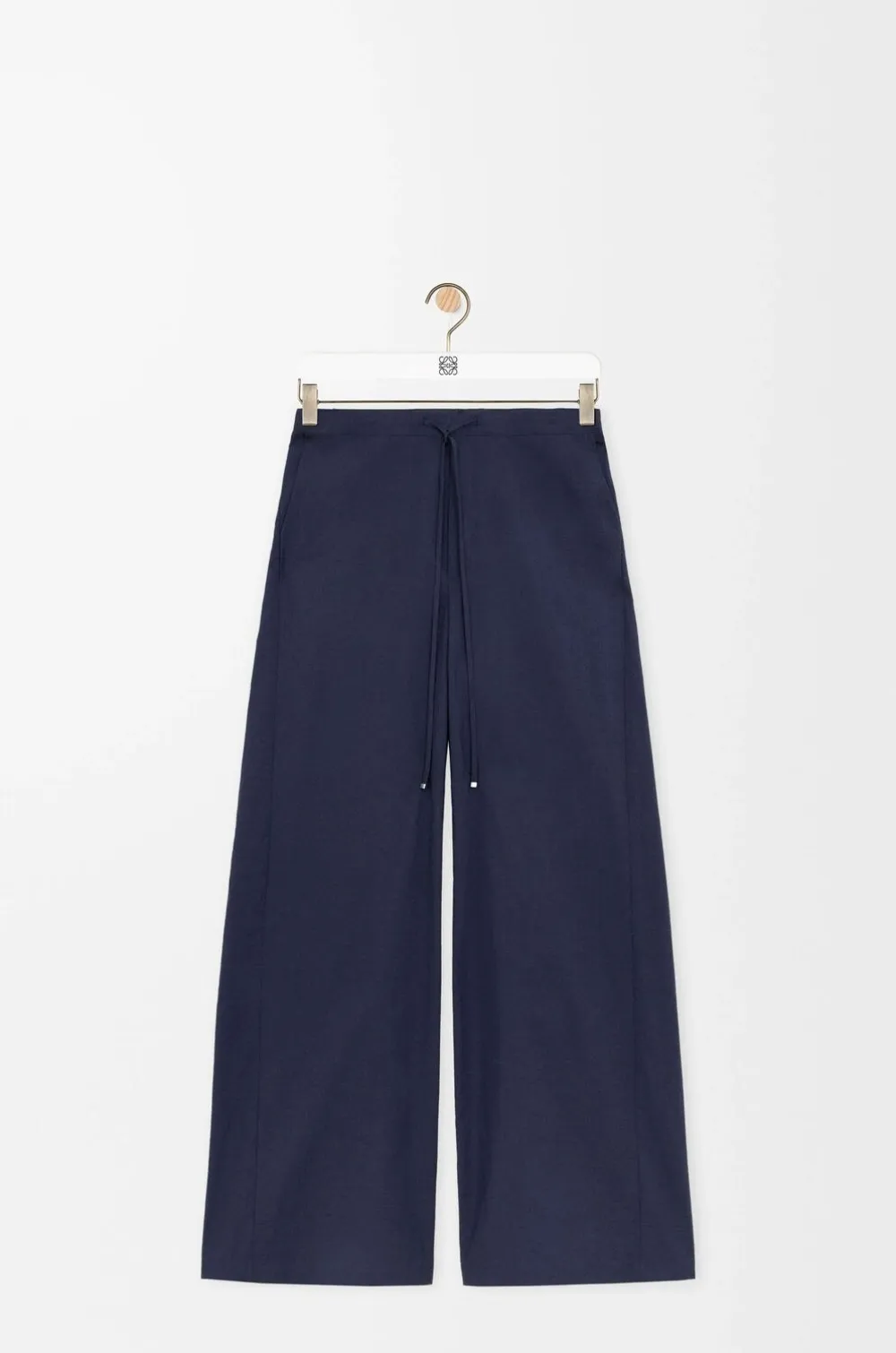LOEWE drawstring wide-leg trousers - Blu