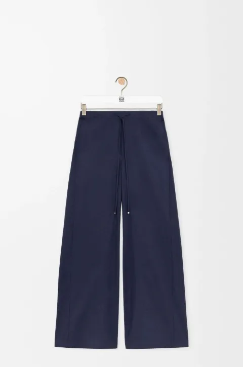 LOEWE drawstring wide-leg trousers