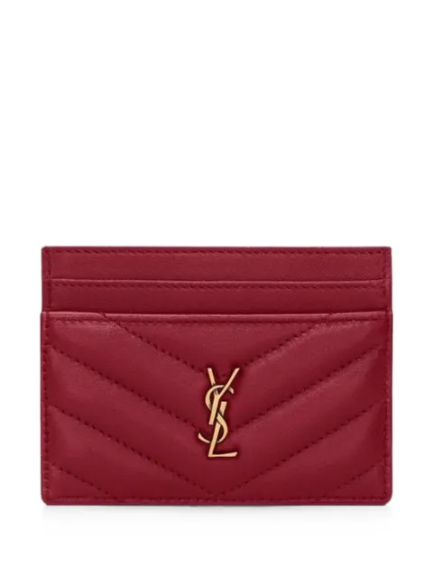 Saint Laurent Cassandre quilted card holder