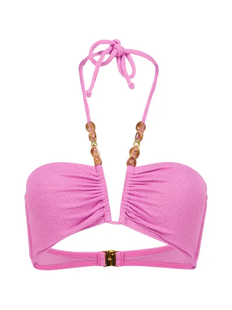 ViX Kiana Carol bead-embellished bikini top