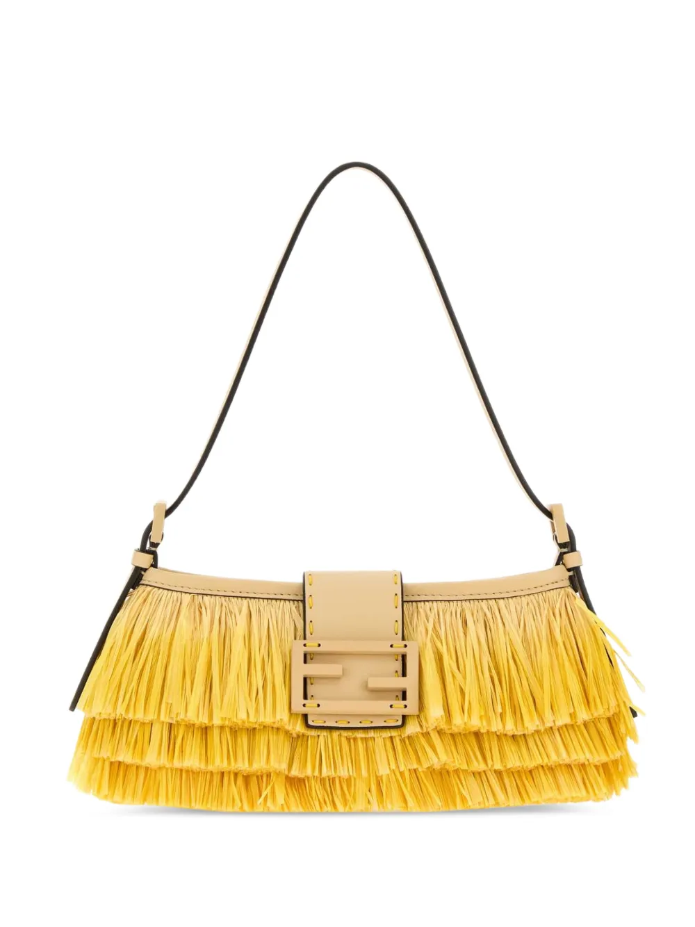 FENDI Baby B Schultertasche - Gelb