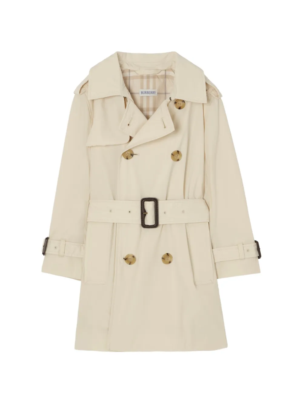 Burberry Kids Trenchcoat aus Stretch-Nylon - Nude