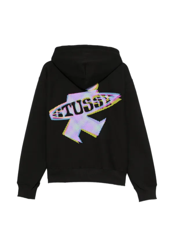 Stüssy zip-up Hoodie | Black | FARFETCH