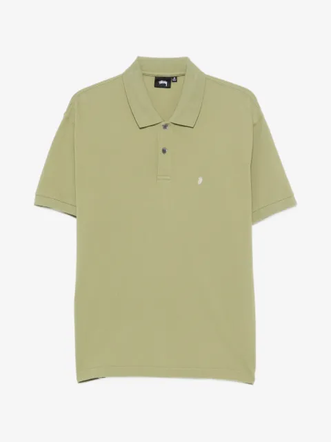 Stüssy Poloshirt mit Logo-Stickerei