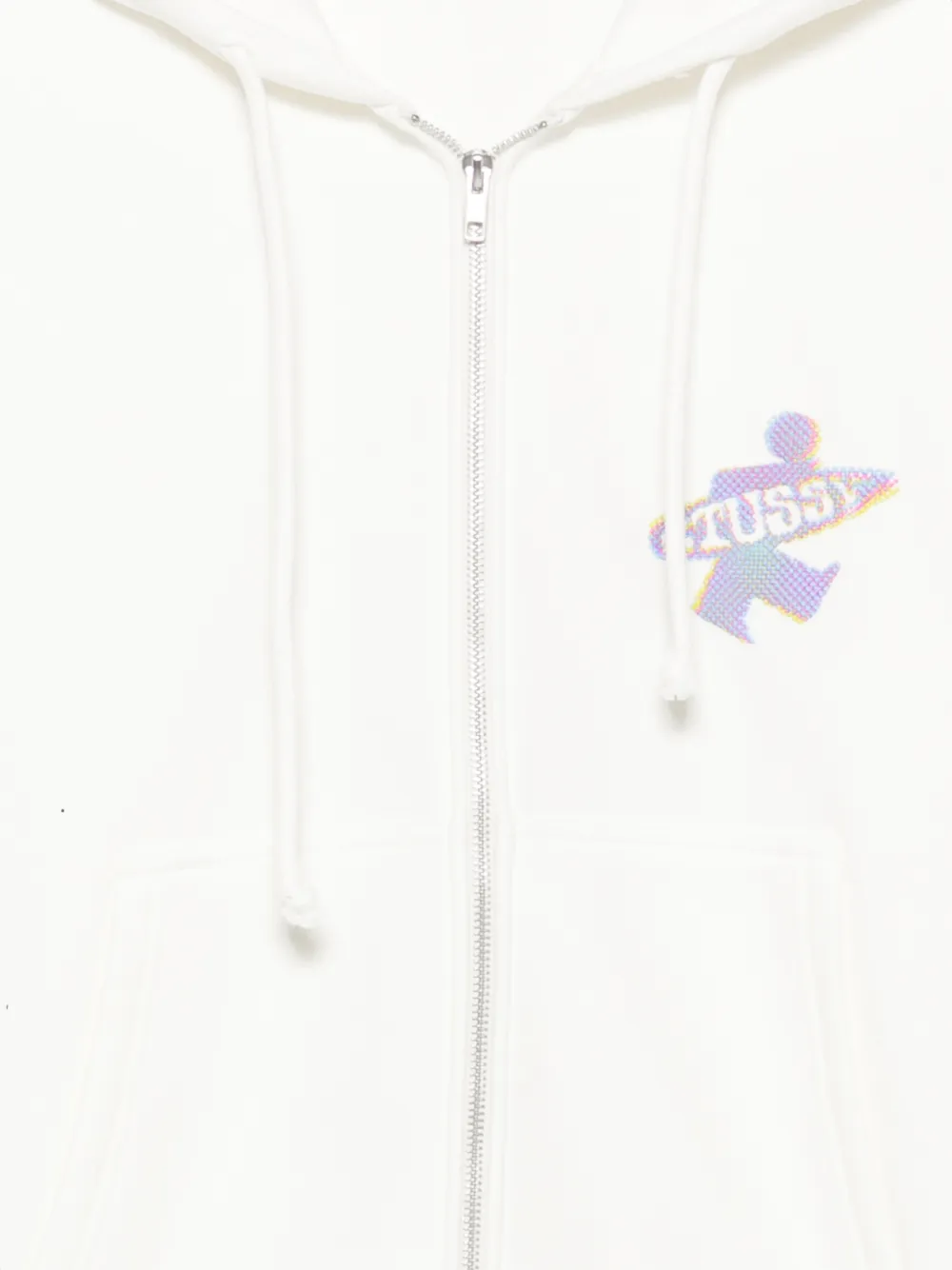 Stüssy Hoodie met rits Beige