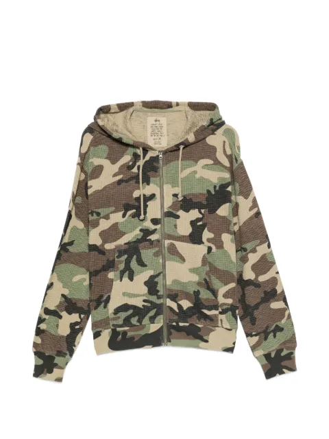 Stüssy camouflage-print hoodie