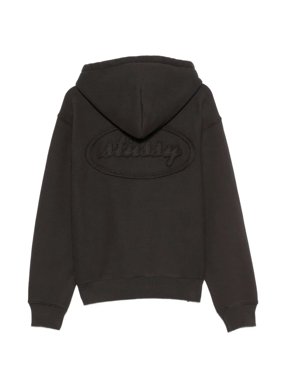 Stüssy Hoodie met rits Zwart