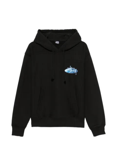 Stüssy logo-print hoodie