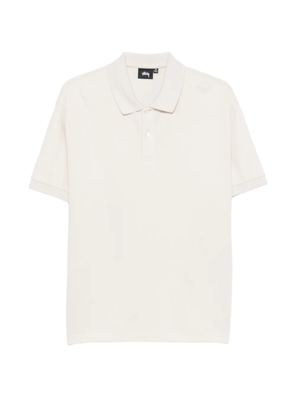 Stüssy 로고 자수 폴로 셔츠 | 뉴트럴 | Image 1