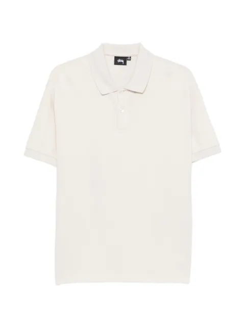 Stüssy logo-embroidered polo shirt