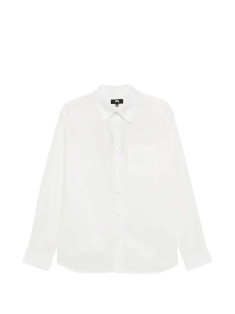 Stüssy chest-pocket long-sleeve shirt