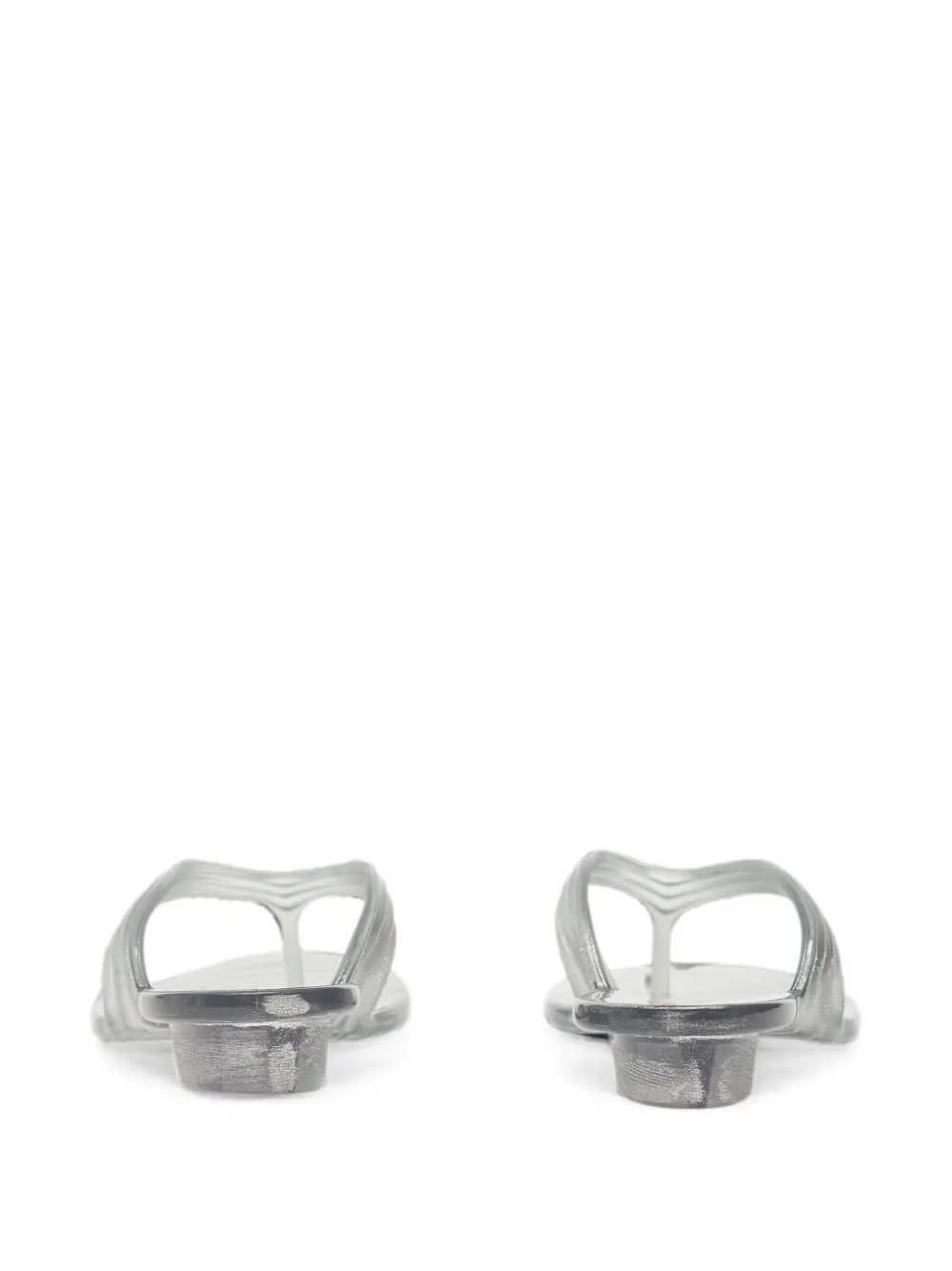 Melissa sculpted thong-strap sandals Wit