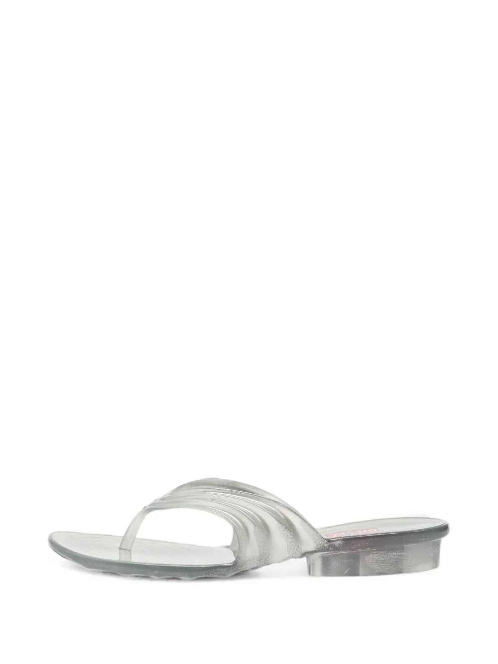 Melissa sculpted thong-strap sandals - Weiß