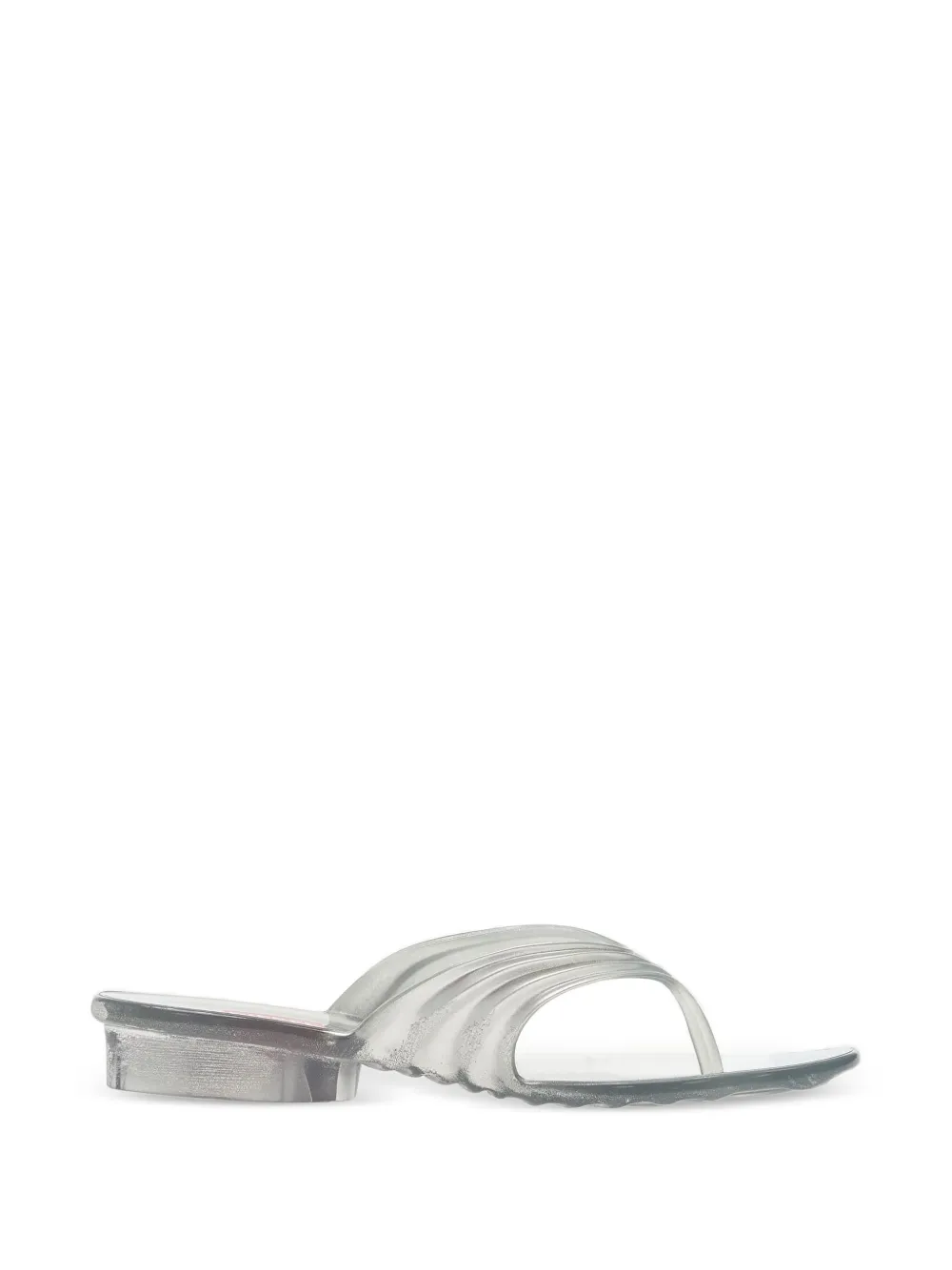 Melissa Sculpturale sandalen met bandje Wit