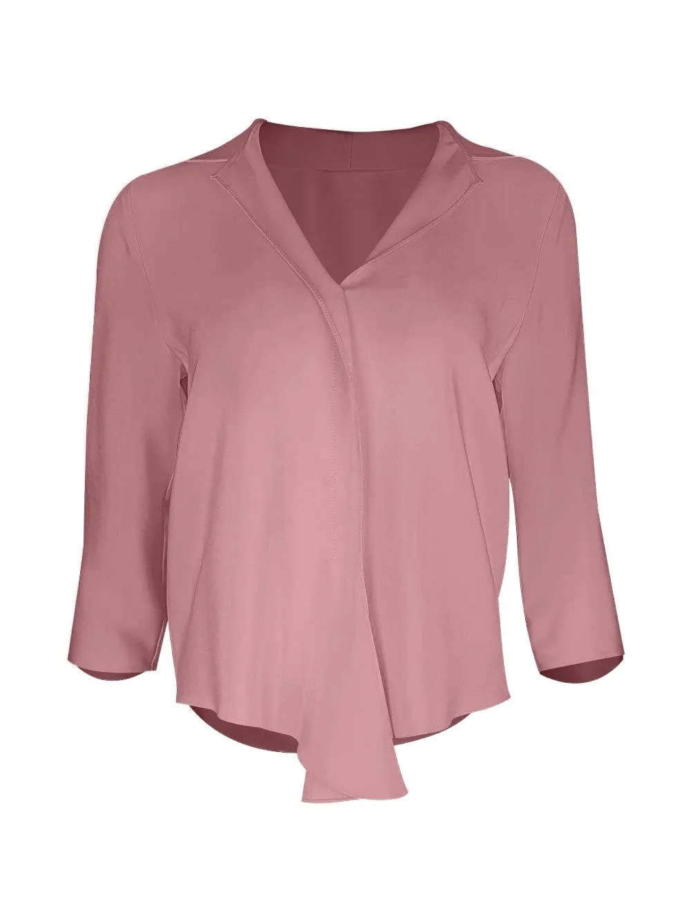 Peter Cohen Blusa Frolic drappeggiata - Rosa