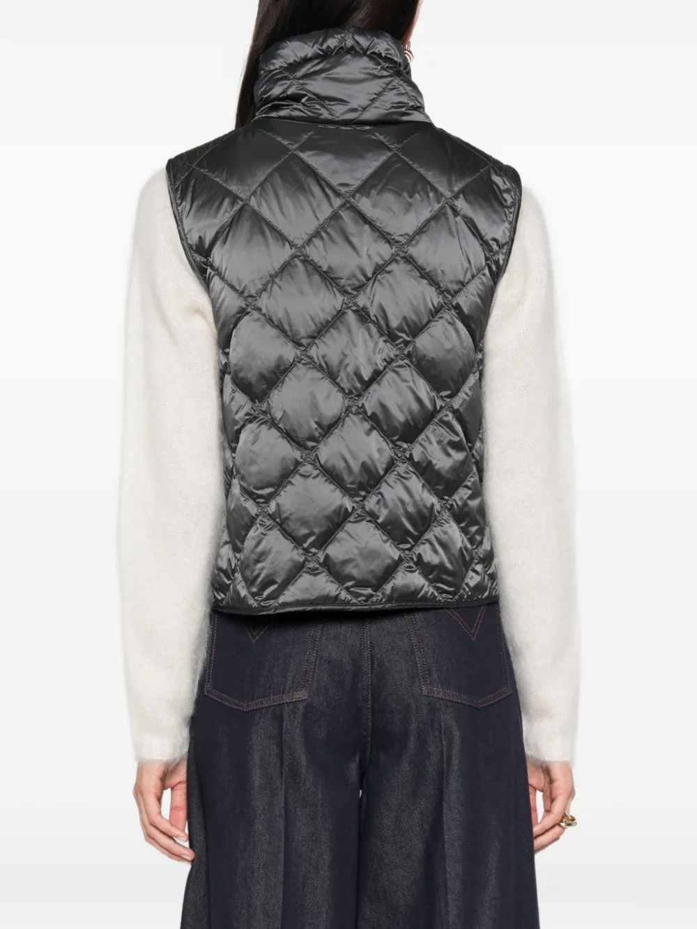 Max Mara The Cube gewatteerde bodywarmer Grijs