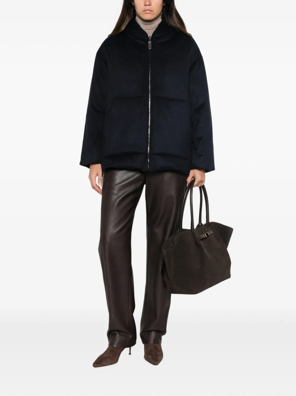 Max Mara The Cube gewatteerd jack Blauw