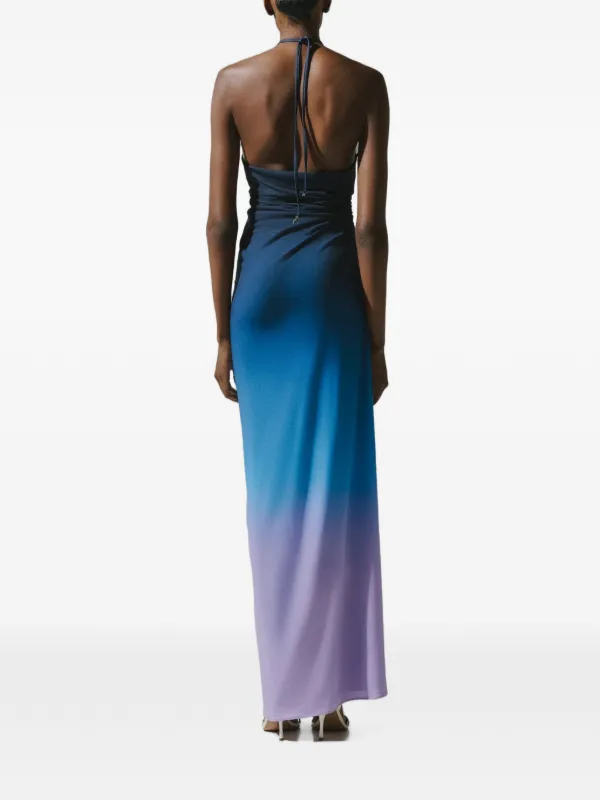 sky blue satin bridesmaid dresses KissProm One-Shoulder Ruched Sheath Dress in Blue, Sky / 4 exclude Size:42 EUR/8.5 US/8 UK friendly fabric ABITO-38F Nd Balenciaga Female