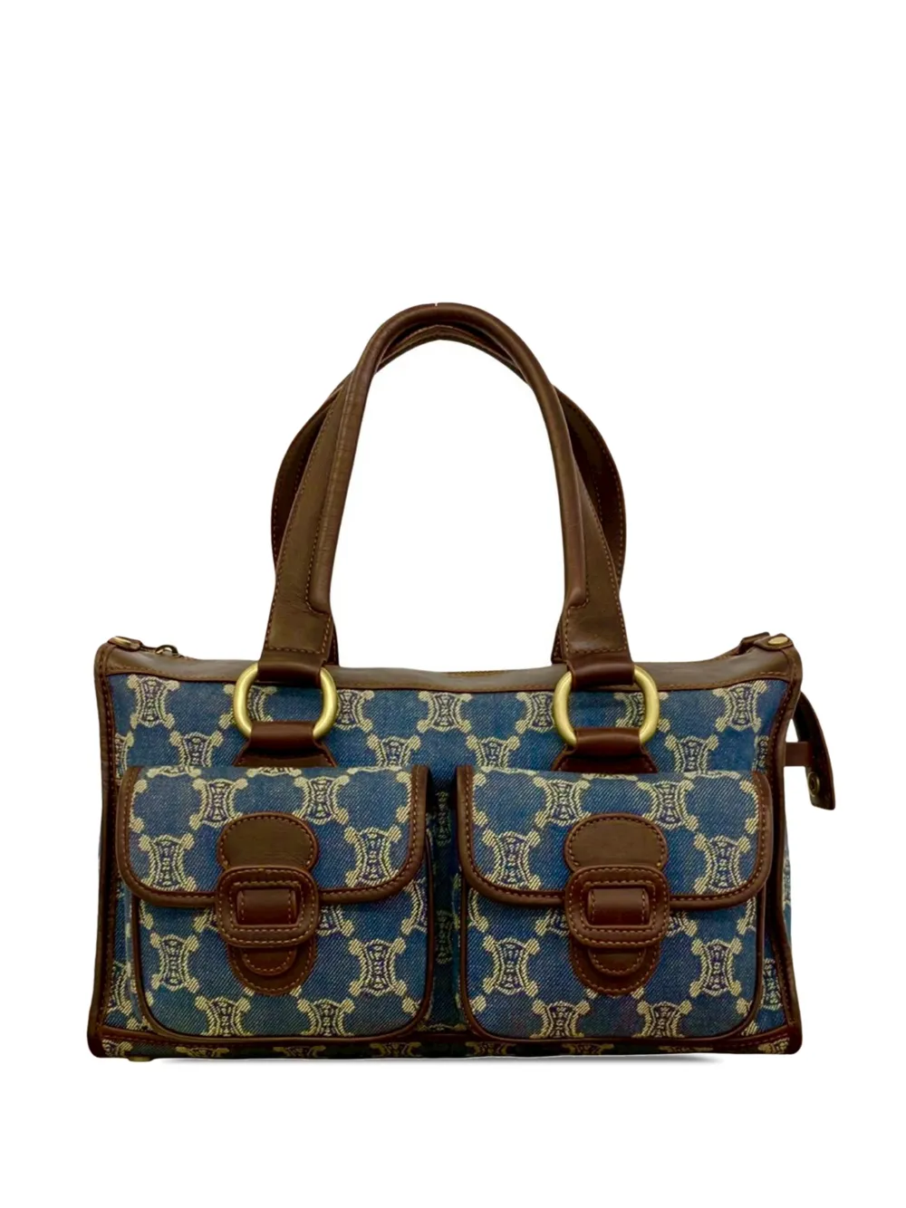 Celine Pre-Owned 20th Century Macadam Denim handbag - Blue