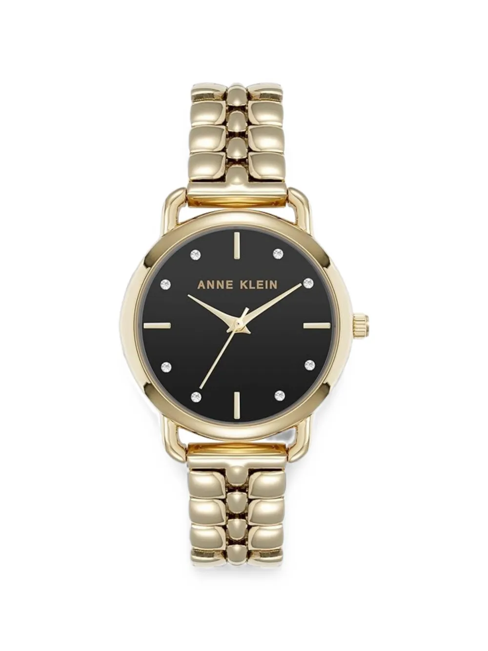 ANNE KLEIN Orologio con cristalli 30mm - Nero