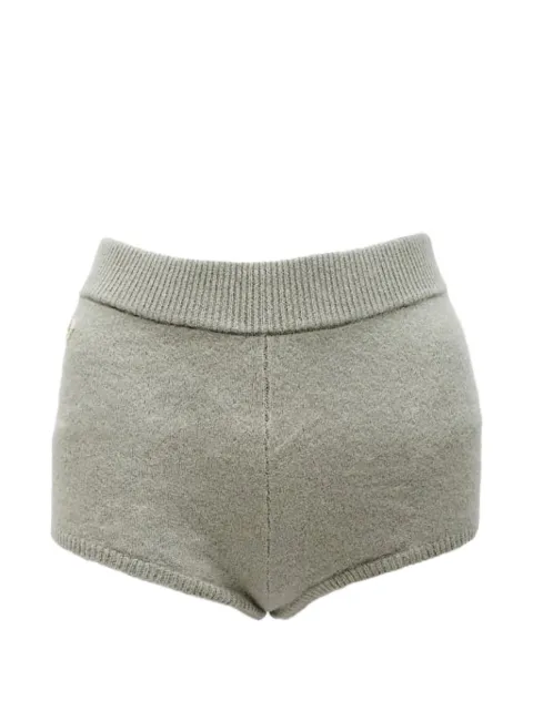 SANDRO ribbed-trim knitted mini shorts