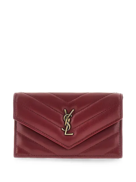 Saint Laurent Cassandre quilted leather card holder
