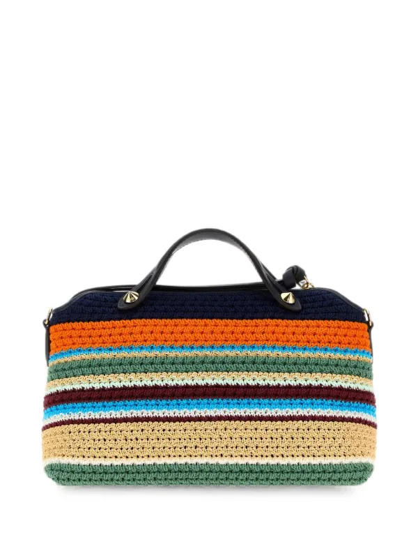 FENDI Medium By The Way Crochet Tote Bag | Blue | FARFETCH
