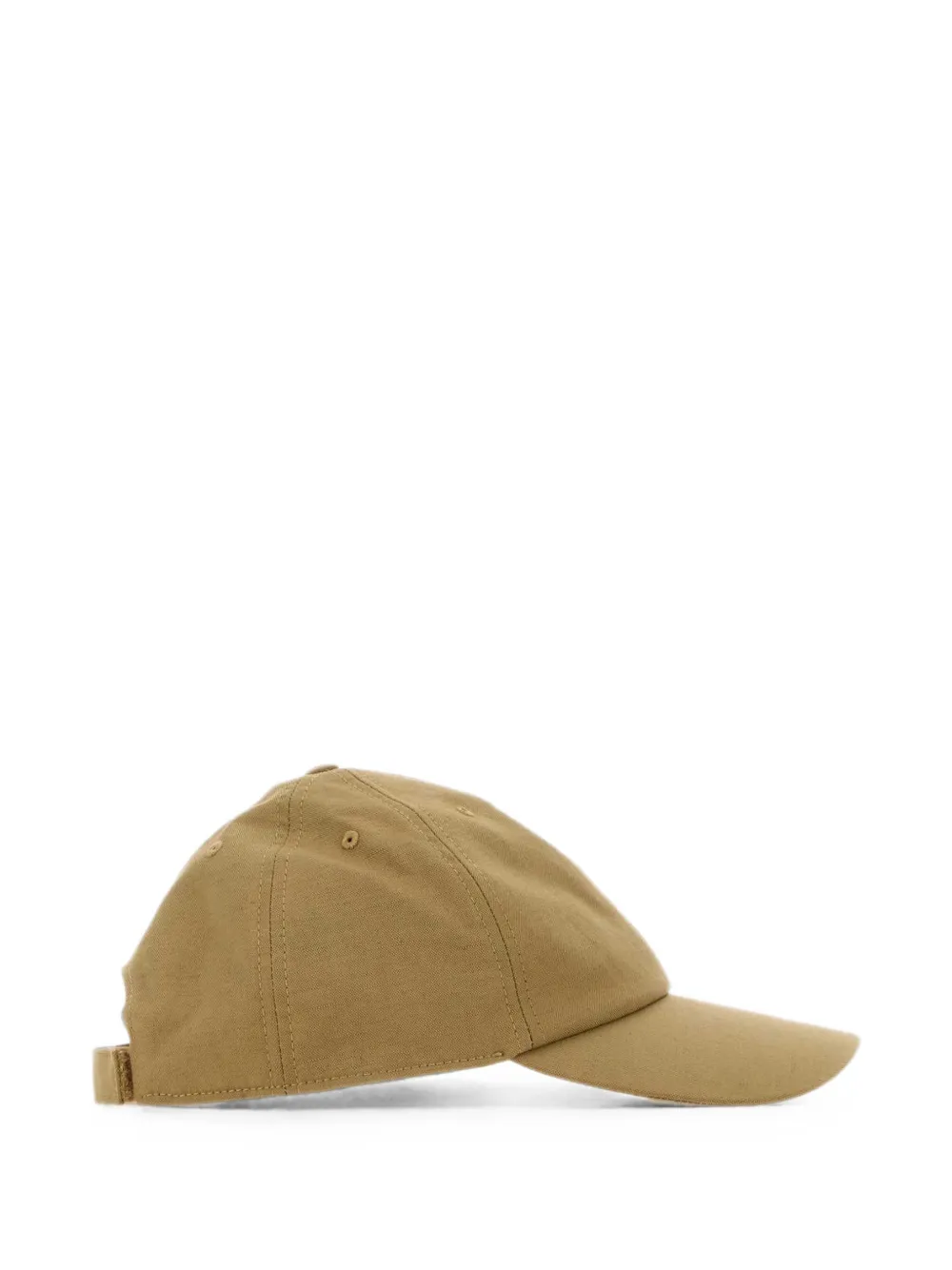FENDI Honkbalpet met logoplakkaat Beige