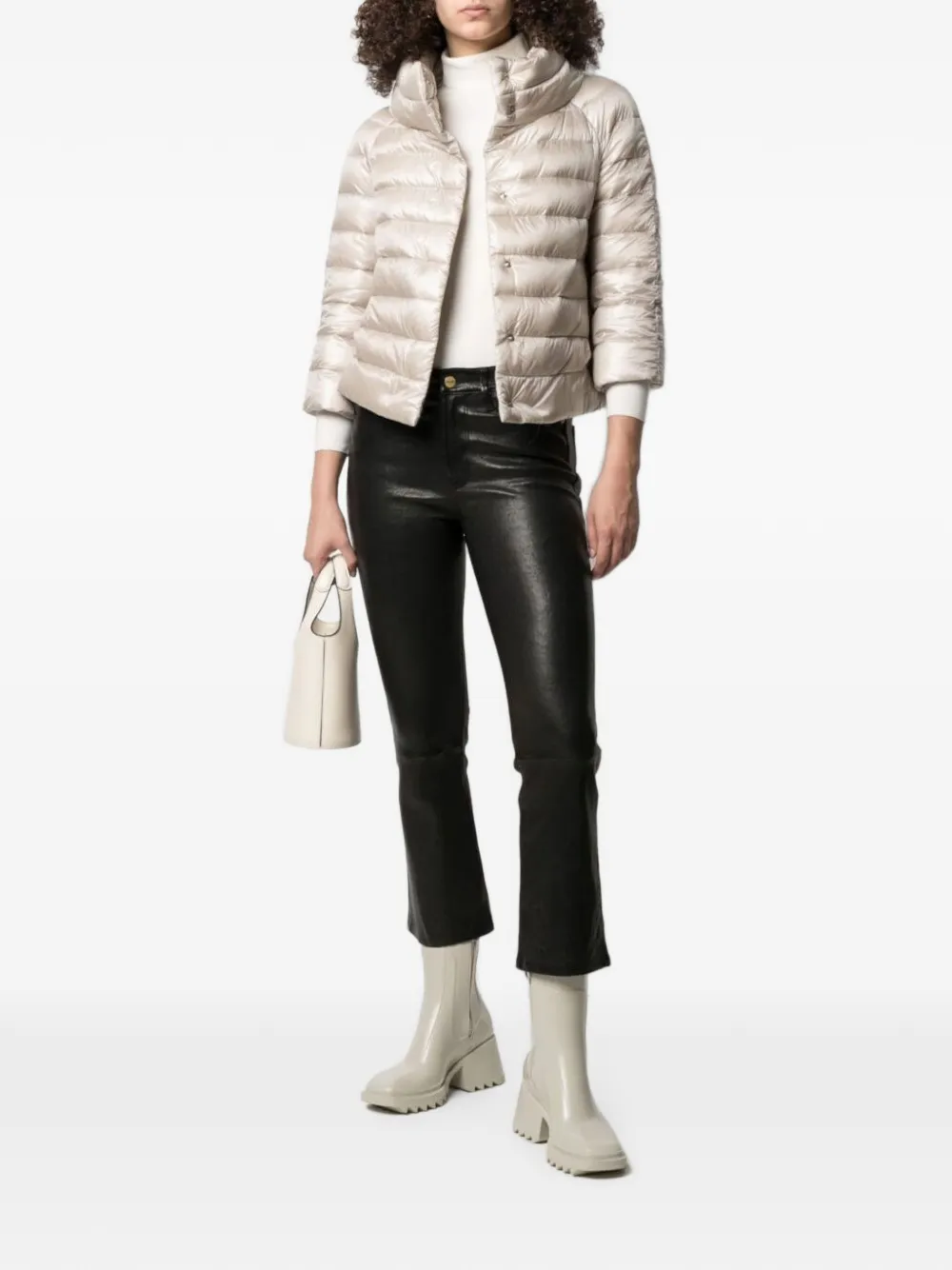 Herno Gewatteerd jack Beige
