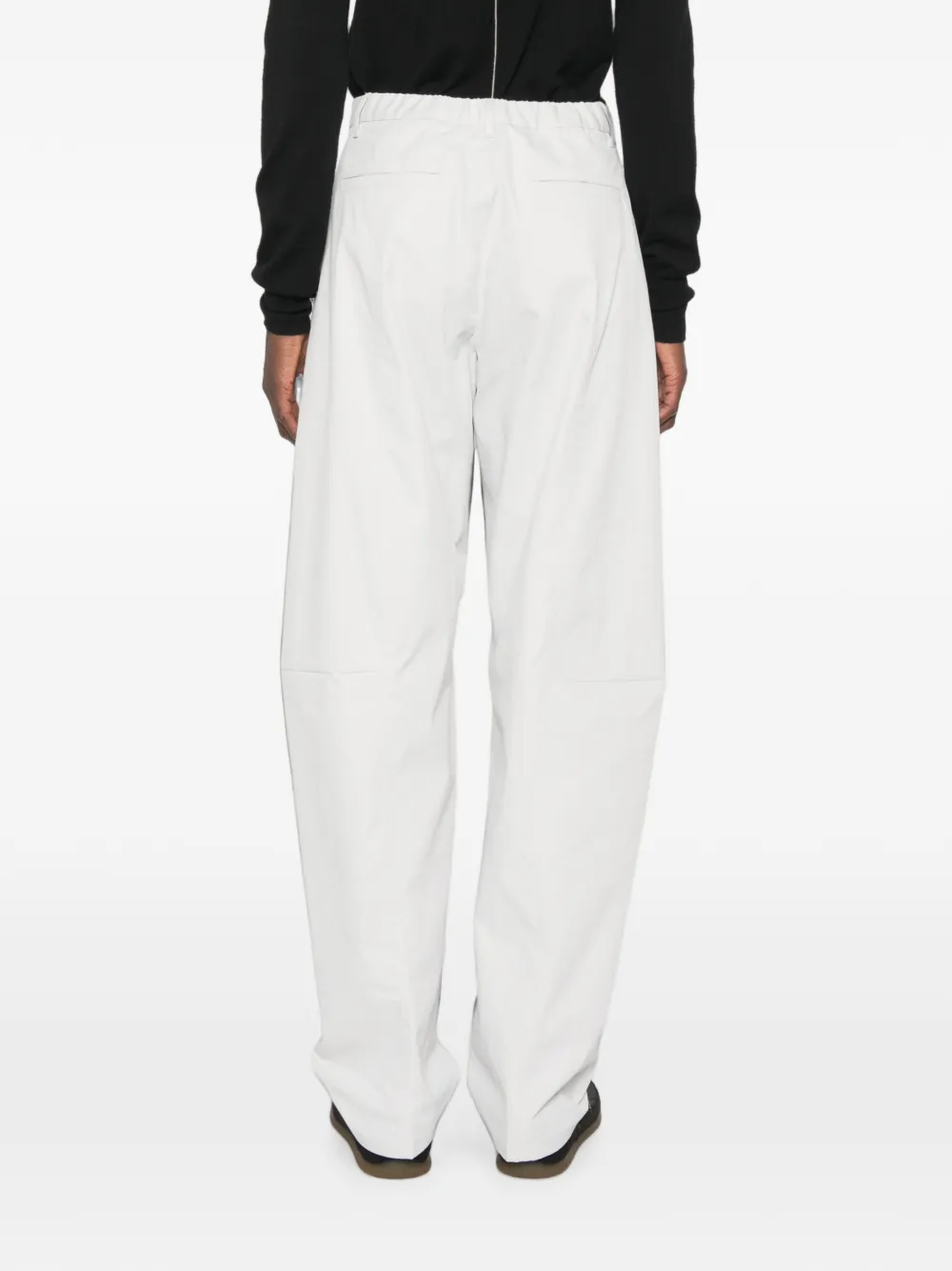 Herno Broek met diagonale zak Grijs