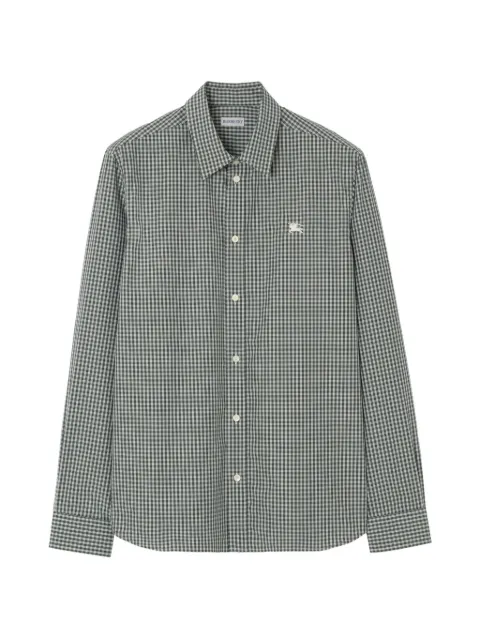Burberry 格纹棉宽松衬衫