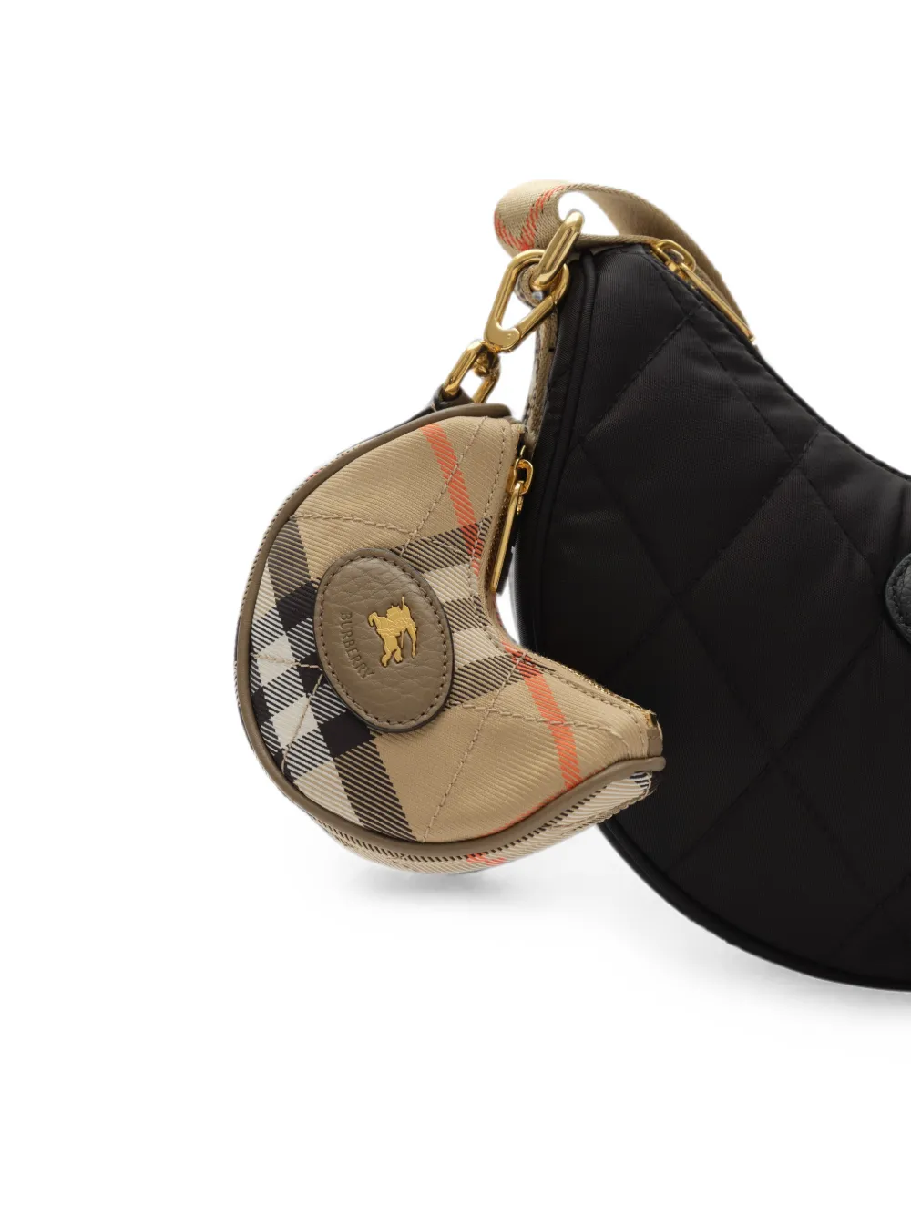 Burberry Horseshoe crossbody charme Beige