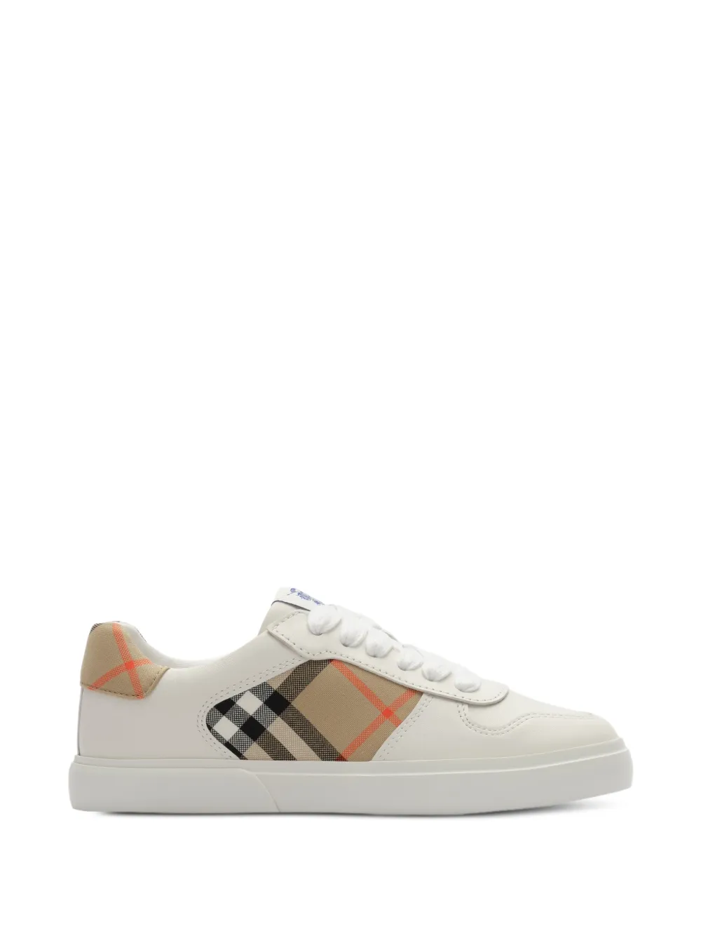 Burberry Kids Sneakers Check in pelle - Toni neutri