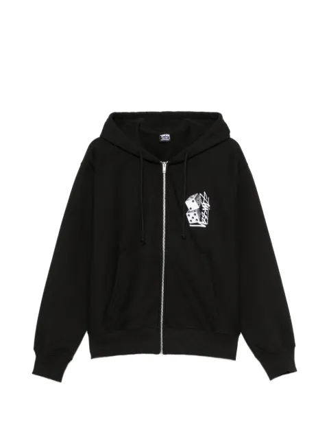 Stüssy hættetrøje med lynlås