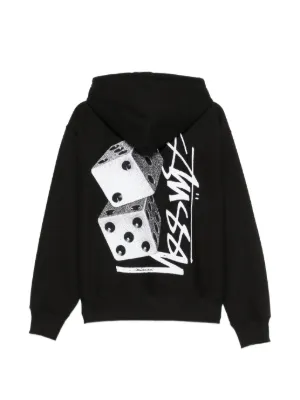 Stüssy zip-up Hoodie | Black | FARFETCH