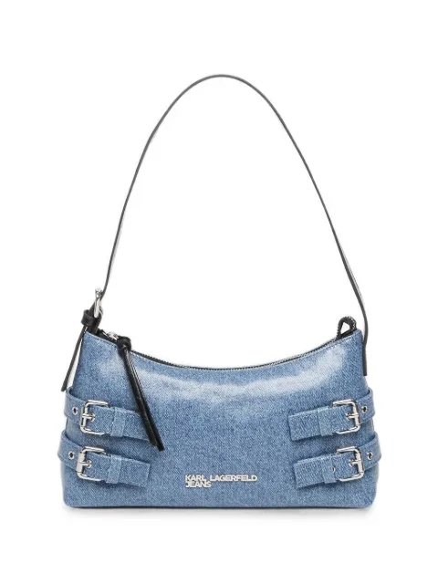 Karl Lagerfeld Jeans buckle-detail shoulder bag