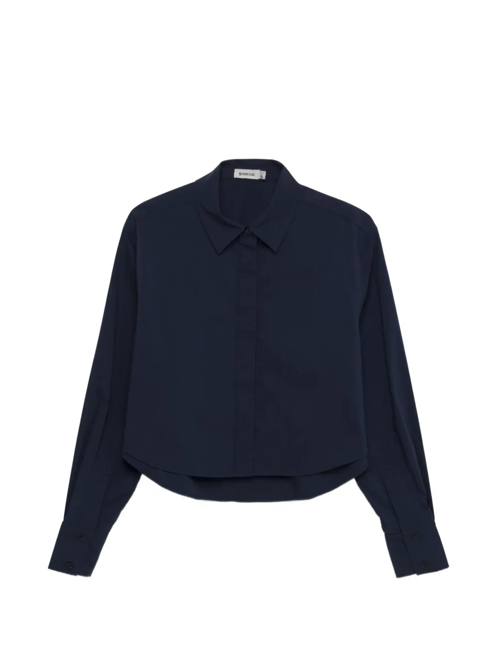 Simkhai Renata cropped shirt - Blau