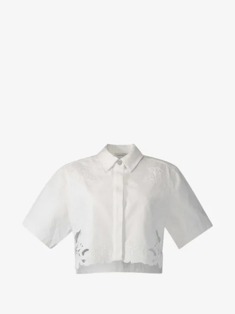 SIMKHAI  Albaine embroidered shirt